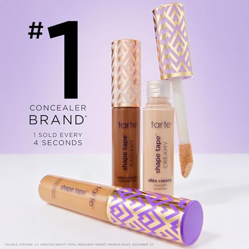 tarte shape tape full-coverage concealer - 53H deep honey (deep skin with warm, peach undertones)