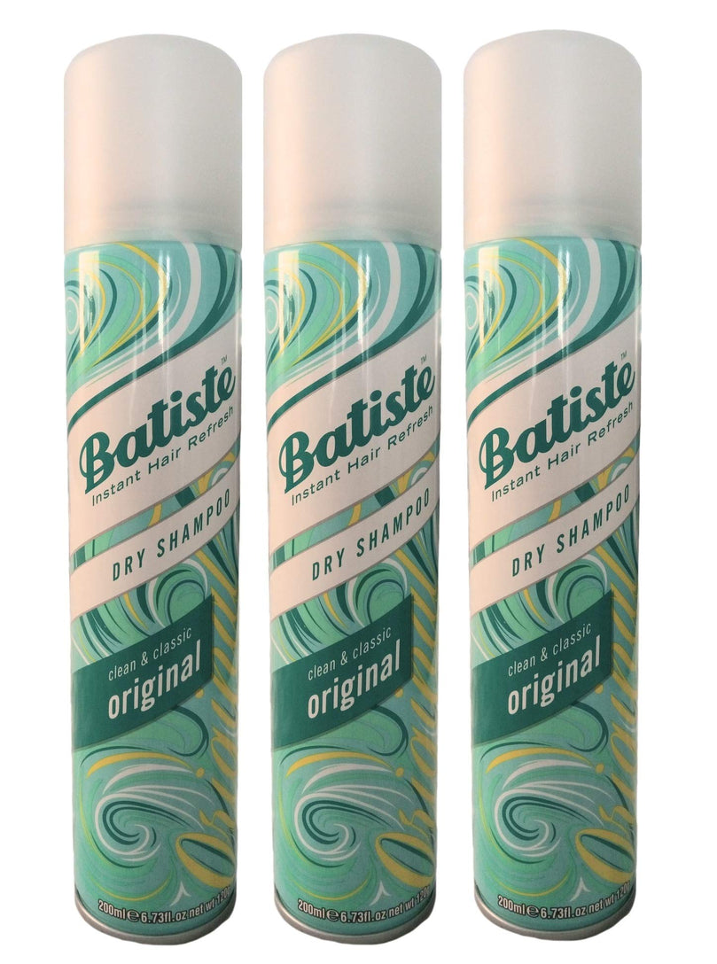 Batiste Shampoo Dry Original 6.73 Ounce (199ml) (3 Pack)