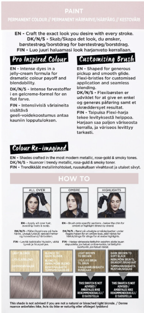 Loreal Colorista Paint Rose Blonde Permanent Hair Dye