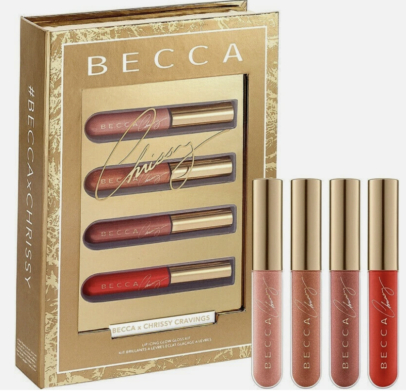 Becca x Chrissy Cravings Lip Icing Glow Gloss Kit