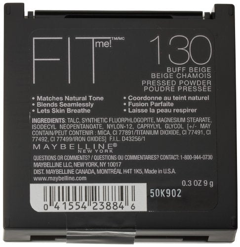 Maybelline Fit Me Set + Smooth Powder, Buff Beige