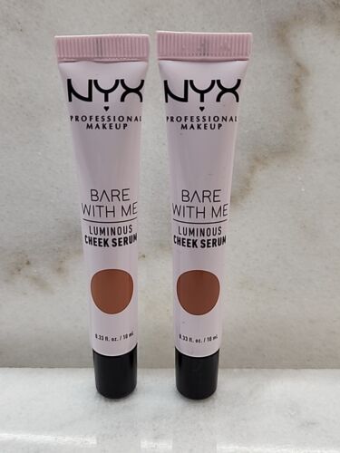 2 NYX -Bare With Me Luminous Cheek Serum - PEACH BRONZE