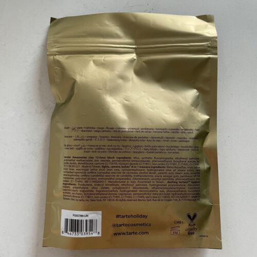 TARTE Lights Camera Lashes Mascara Blush Tarteist Lip Gloss Caroler Blush Gift