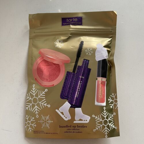 TARTE Lights Camera Lashes Mascara Blush Tarteist Lip Gloss Caroler Blush Gift