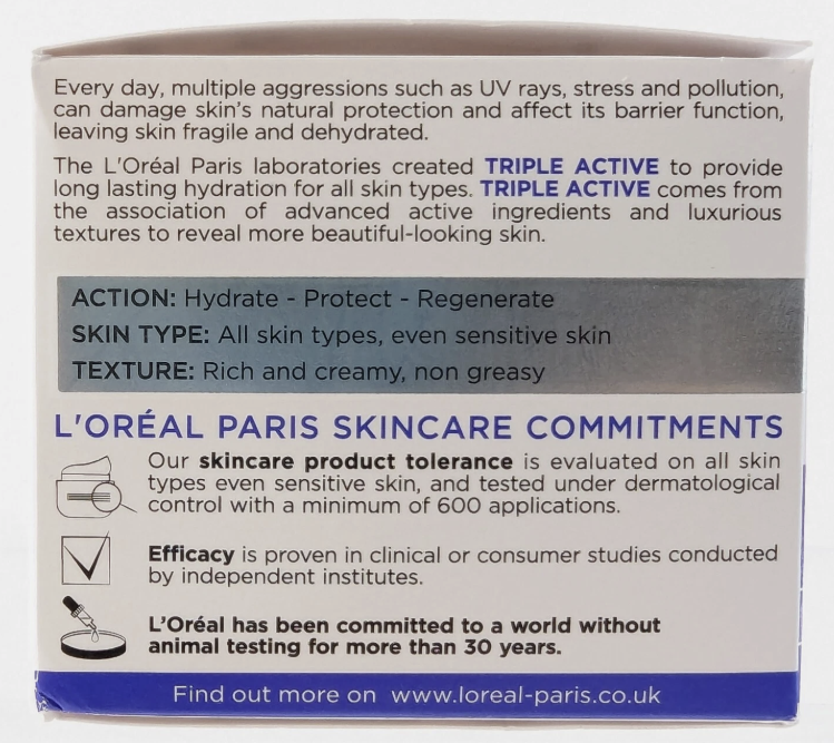 L'Oréal Paris Triple Active Night Cream (50ml)