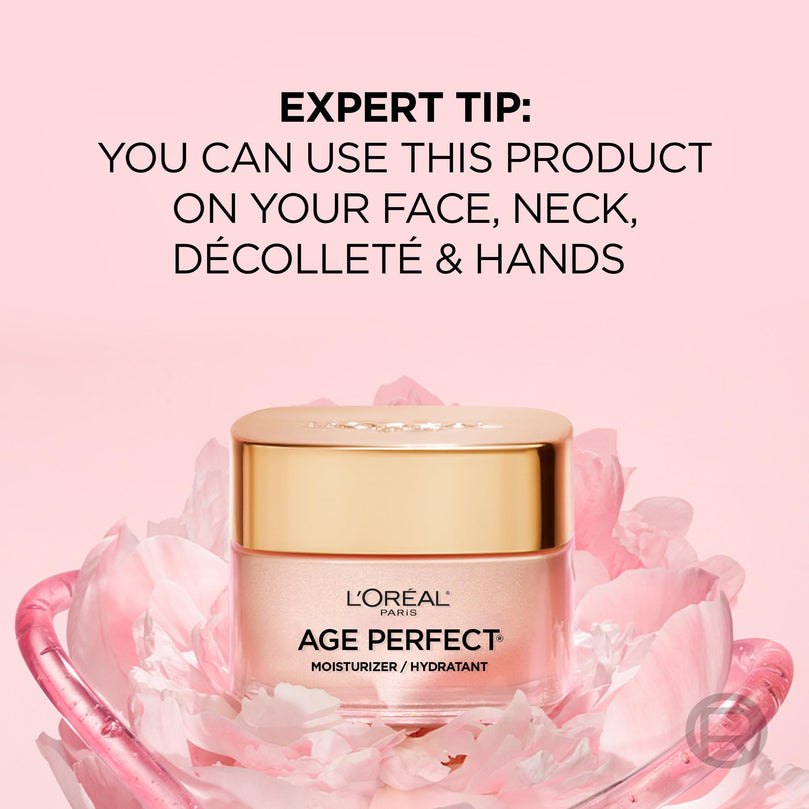 L'Oreal Paris Age Perfect Rosy Tone Daily Face Moisturizer, 1.7 oz