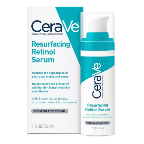 CeraVe Resurfacing Retinoil Face Serum, 1 Fl. Oz.