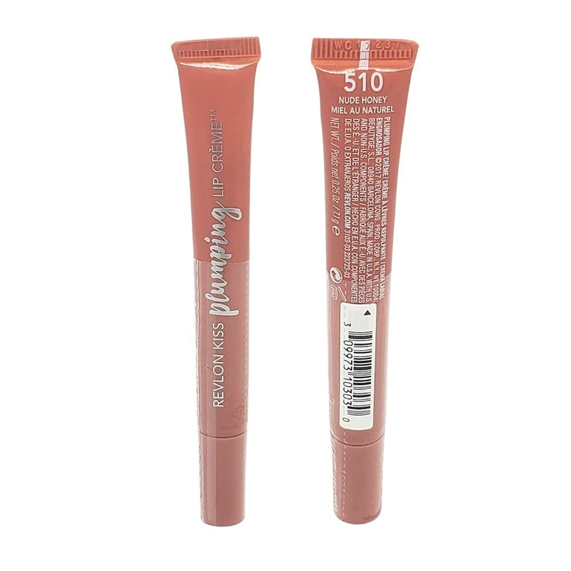Revlon Kiss Plumping Lip Crème, 510 Nude Honey, 0.25 oz