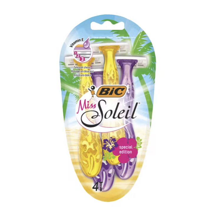 BIC Miss Soleil SPECIAL EDITION Tropical 4 Razors
