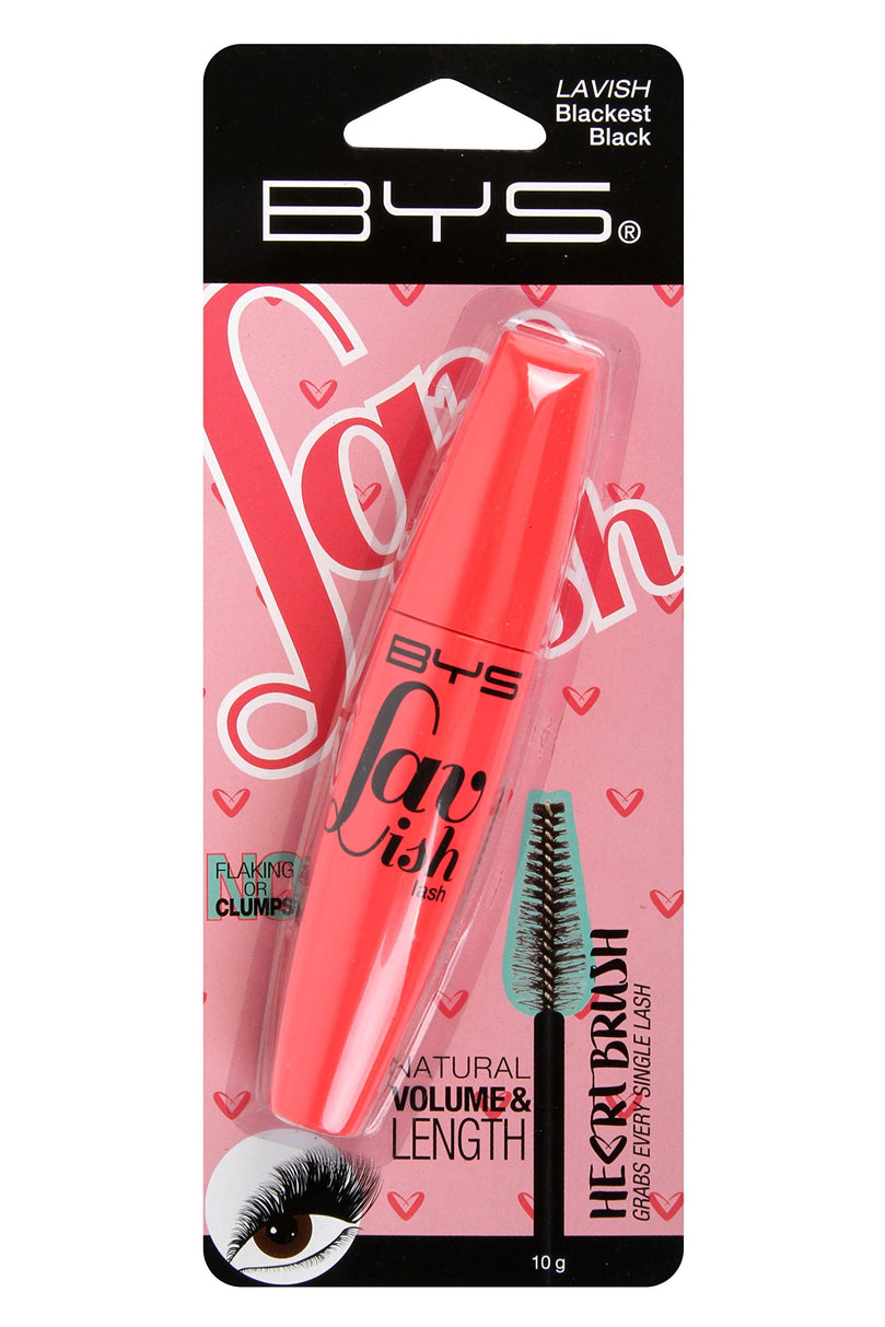 BYS Eye Lavish Lash Mascara Makeup - Blackest Black