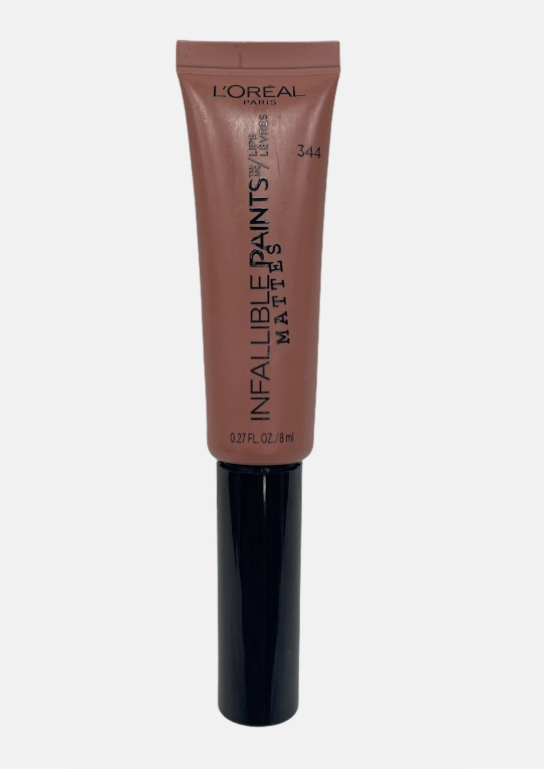 Loreal Paris Infallible Matte Lip Paints 344 Peach Pit