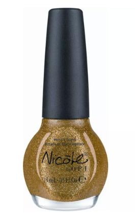 Nicole By Opi Glitter In My Stocking Nail Polish Lacquer - Gold Glitter