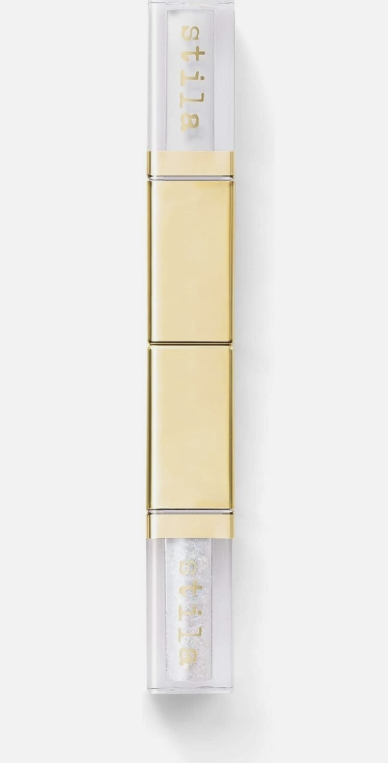 Stila Double Dip Suede Shade & Glitter & Glow Liquid Eye Shadows - White Out