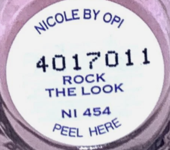 Opi Nicole Nail Polish NI454 Rock The Look