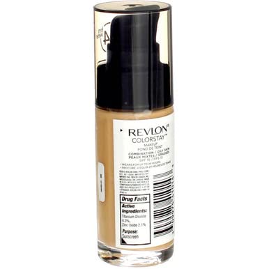 Revlon ColorStay Liquid Foundation Makeup, Matte Finish, Combination/Oily Skin, SPF 15, 360 Golden Caramel, 1 fl oz