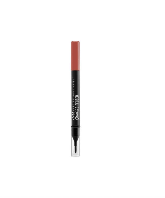 NYX DAZED & DIFFUSED BLURRING LIP LINER Dual-Ended Lip Liner En fuego