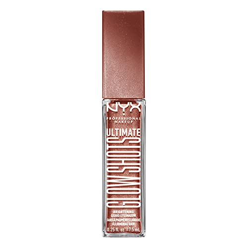NYX PROFESSIONAL MAKEUP Ultimate Glow Shots, Liquid Eyeshadow, Long-Lasting Shimmer Eye Shadow with Vitamin C - Mango Moment