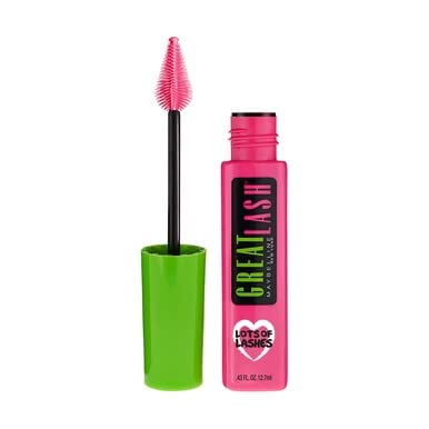 Maybelline Great Lash Lots of Lashes Washable Mascara 141 Very Black .43 Ounces (Pack of 3)