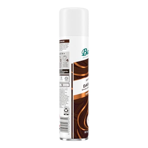 Batiste Dark Dry Shampoo, Waterless shampoo, 3.81oz 3 pack