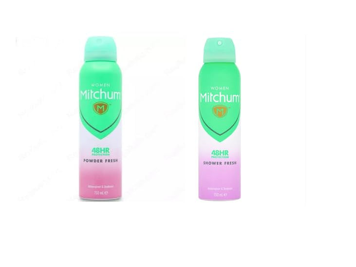 Mitchum WOMEN'S Anti-Perspirant & Deodorant Spray Shower Fresh & Powder Fresh