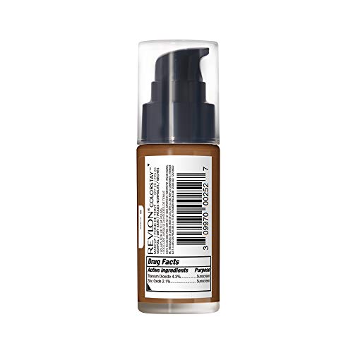 Revlon ColorStay Liquid Foundation Makeup, Normal/Dry Skin, SPF 20, Walnut, 1 fl oz.