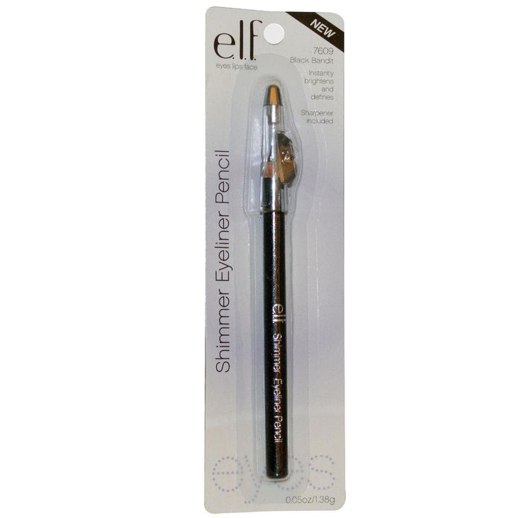 e.l.f. Shimmer Eyeliner Pencil, Black Bandit