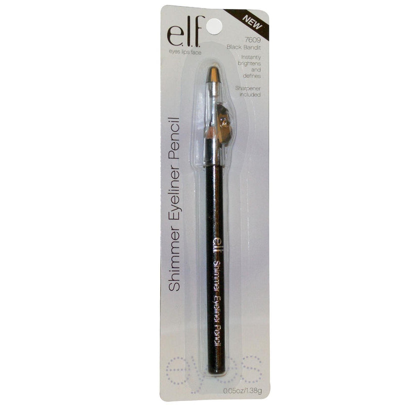e.l.f. Shimmer Eyeliner Pencil, Black Bandit