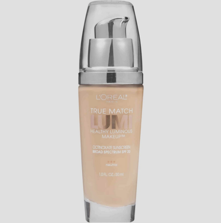 Loreal Paris True Match Lumi Liquid Foundation Makeup, N3 Natural Buff