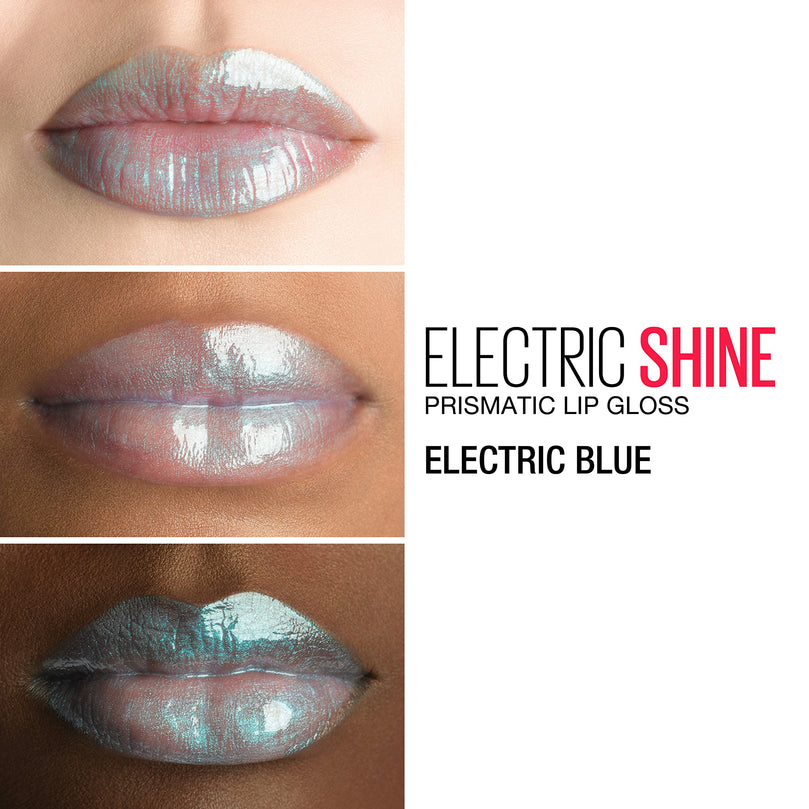 Maybelline Electric Shine Prismatic Lip Gloss 165 Electric Blue