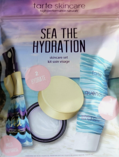 TARTE Skincare Sea The Hydration Setting Mist Hydrating Primer Face Moisturizer