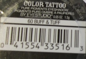 Maybelline Color Tattoo Pure Pigments Eye Shadow 60 Buff & Tuff