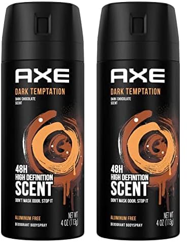 AXE Dark Temptation Body Spray Deodorant 150ML (Pack of 2)
