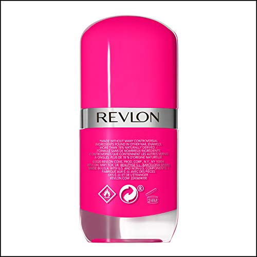 REVLON Ultra HD Snap Nail Color, Natural Rich Glossy Polish, 100% Vegan Formula, No Base or Top Coat Needed, 028 Rule the World, 0.27 fl oz