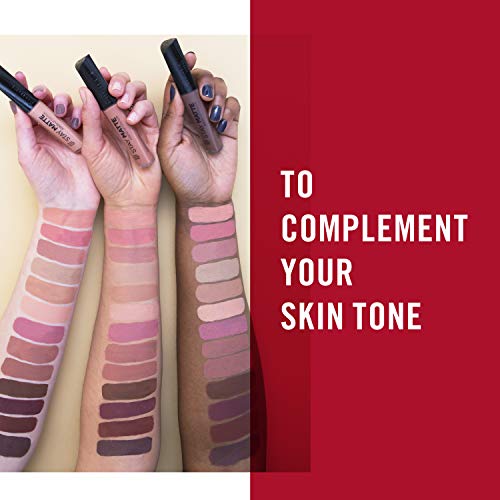 Rimmel London Stay Matte Liquid Lip Color with Full Coverage Kiss-Proof Waterproof Matte Lipstick Formula that Lasts 12 Hours - 703 Vanilla Lovin, .21oz
