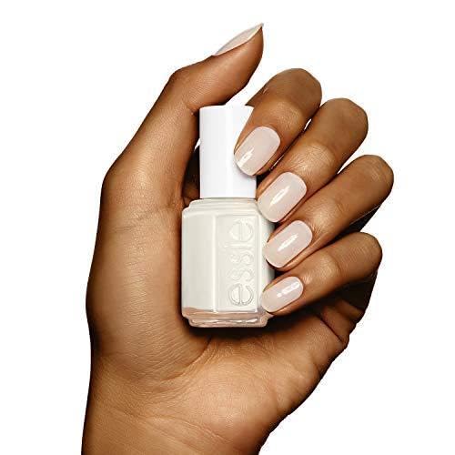 essie Salon Quality 8 Free Vegan Nail Polish, Limo-scene, Sheer Light Pink, 0.46 fl oz Bottle