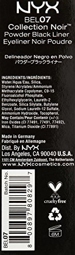 NYX Professional Makeup Collection Noir Powder Eye Liner - Black (BEL 07)