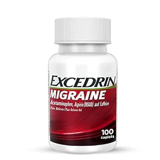 Excedrin Migraine Caplets for Migraine Headache Relief - 100 Count