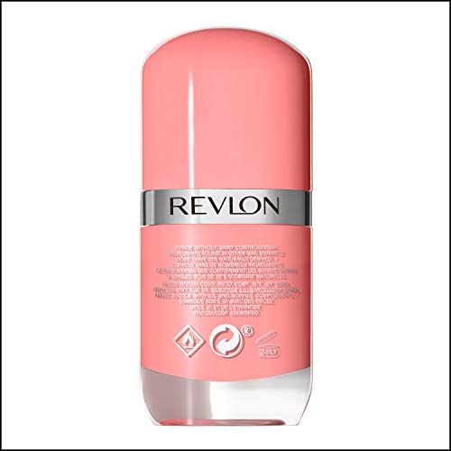 REVLON Ultra HD Snap Nail Color, Natural Rich Glossy Polish, 100% Vegan Formula, No Base or Top Coat Needed, 027 Think Pink, 0.27 fl oz