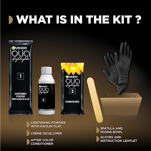 Garnier Hair Color Olia Ammonia-Free Permanent Hair Dye, H02 Highlights for Blondes, 2 Count (Packaging May Vary)