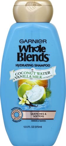 Garnier Whole Blends Shampoo with Coconut Water & Vanilla Milk Extracts, 12.5 fl. oz.
