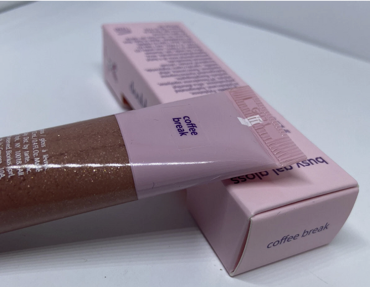 Tarte Busy Gal Gloss Lip gloss Coffee Break Full Size 0.4fl oz