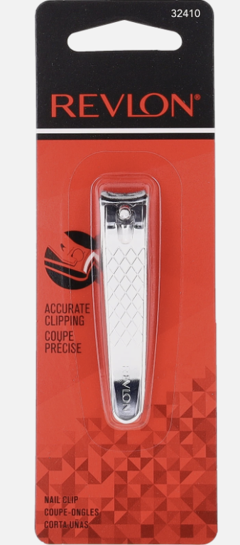 Revlon Nail Clipper With File, Manicure Care Tool With a Curved Blade for an Accurate Trimming and Grooming, Easy to Use (Pack of 1)