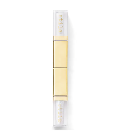 Stila Double Dip Suede Shade & Glitter & Glow Liquid Eye Shadows - White Out