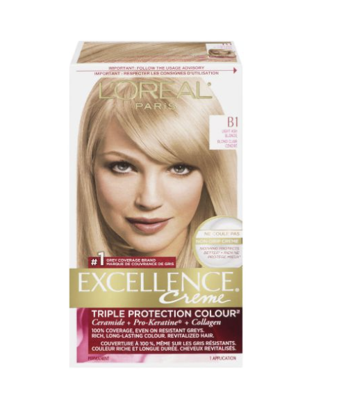 LOREAL EXCELLENCE HAIR COLOR - LIGHT ASH BLONDE #B1