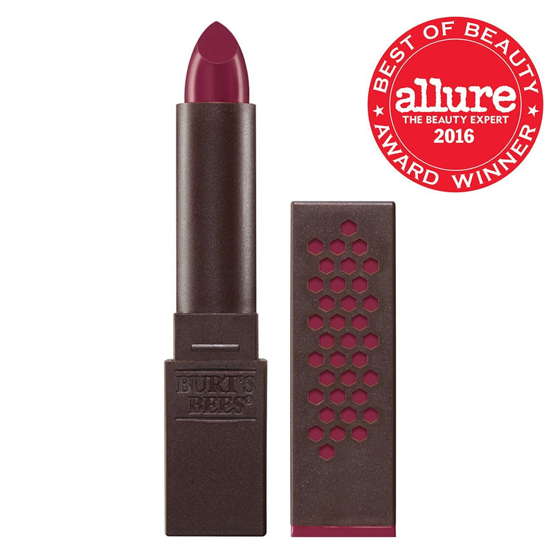 Burt's Bees 100% Natural Moisturizing Lipstick, Brimming Berry - 1 Tube