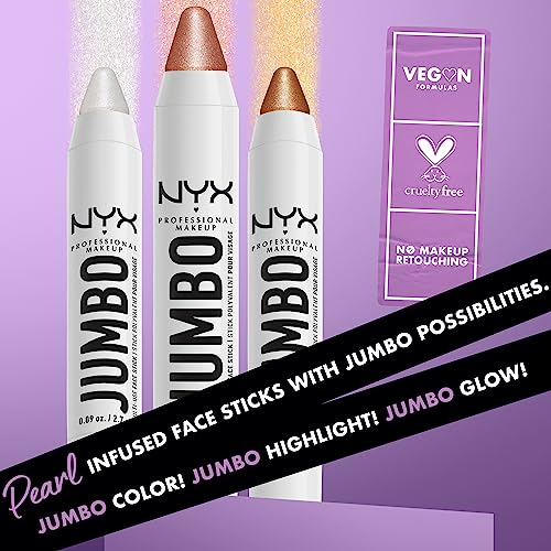 NYX PROFESSIONAL MAKEUP, Jumbo Multi-Use Face Highlighter Stick - Coconut Cake