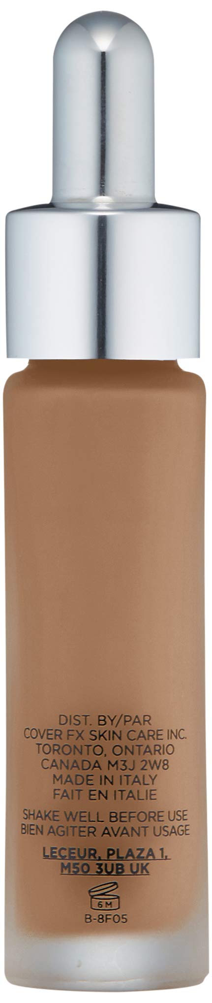 COVER FX Custom Cover Drops, Multi-Use Shade-Adjusting Liquid Foundation and Concealer Makeup - G Deep 2