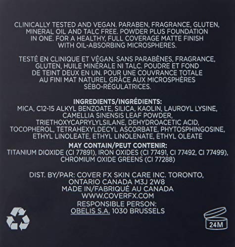 Cover FX Pressed Mineral Foundation - N120, 0.42 oz