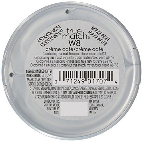 Loreal Paris True Match Super Blendable Powder Warm W8 Creme Cafe