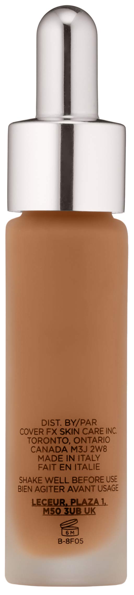 COVER FX Custom Cover Drops, Multi-Use Shade-Adjusting Liquid Foundation and Concealer Makeup - N Deep 2